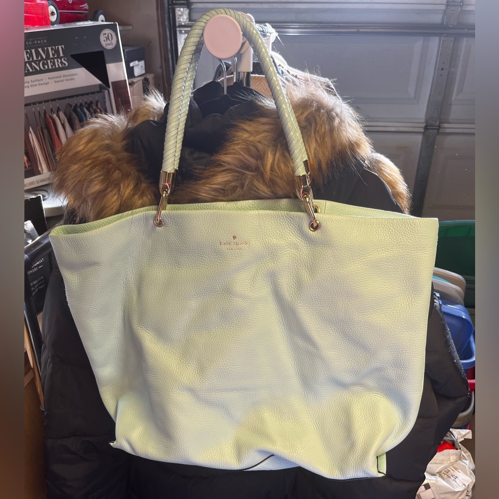 Kate Spade Large Mint Green Tote Bag